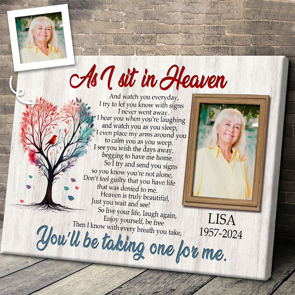 Custom Photo - Personality Customized Canvas - Gift For Loss Memorial Gift