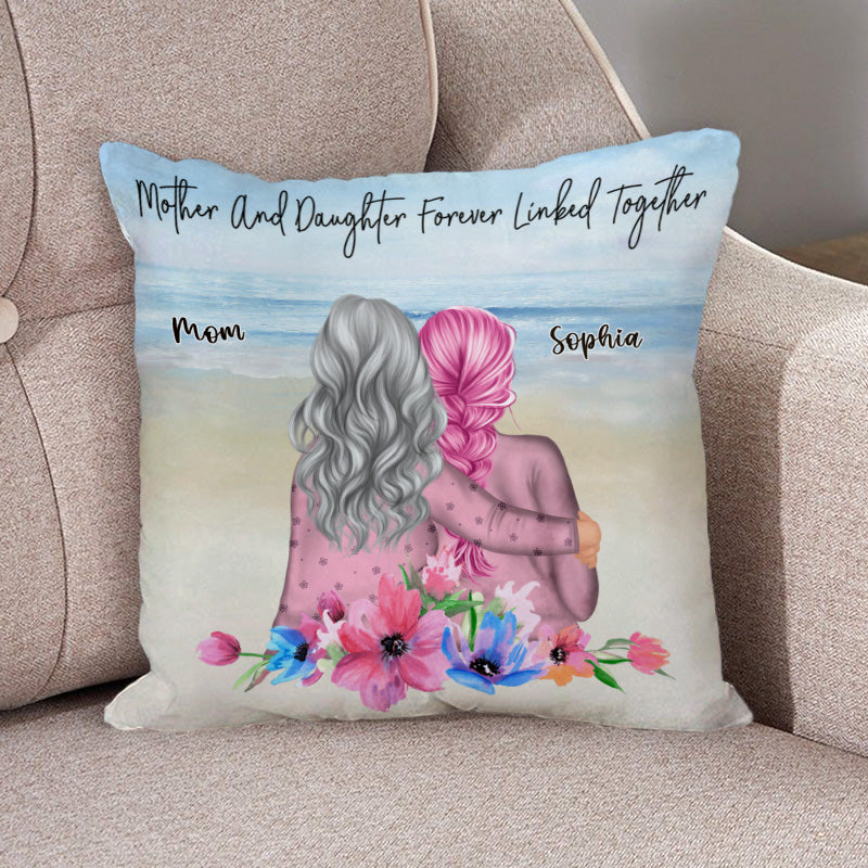 My Reasons To Bee Happy - Family Personalized Custom Pillow - Mother's Day, Birthday Gift For Grandma