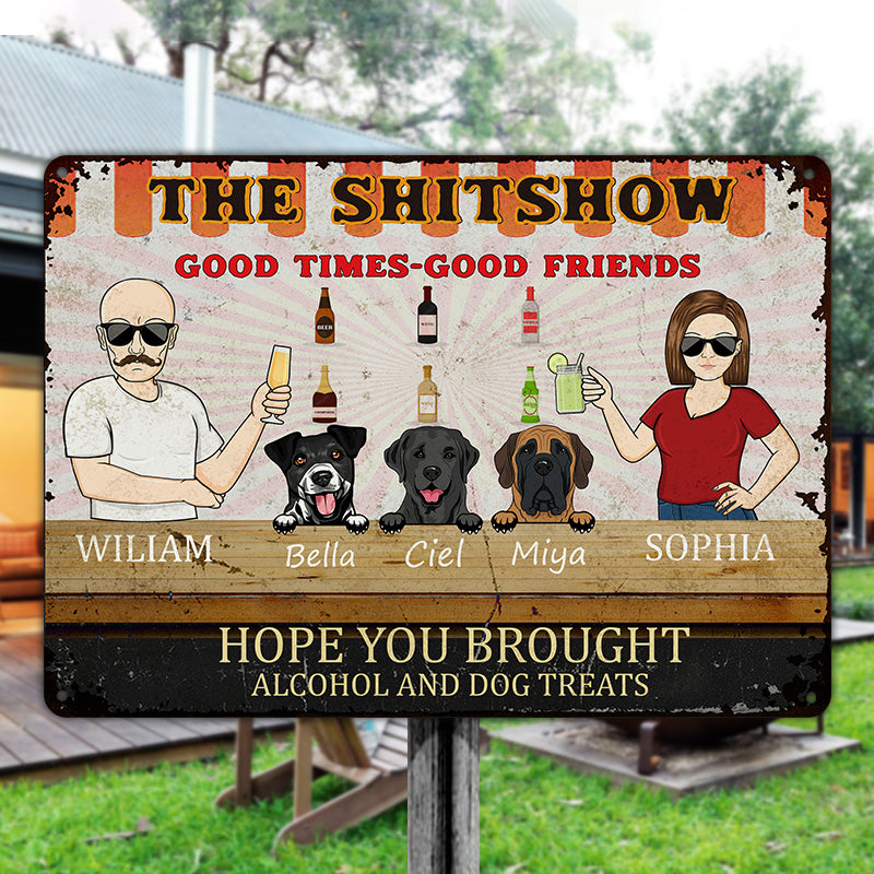 Couple Hope You Brought Alcohol & Dog Treats