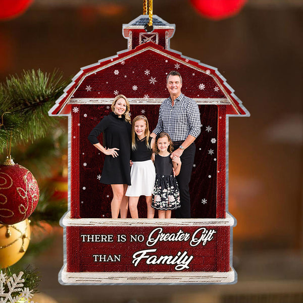 Custom Photo Personalized  Acrylic Ornament Christmas Family Gift Custom Gift For Family Mom Dad