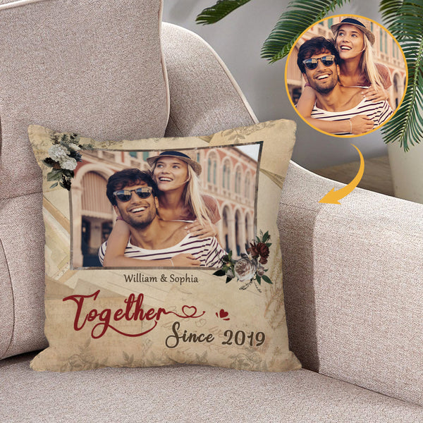 Personality Pillow - Together With You Since - Valentine's Day Gift For Love