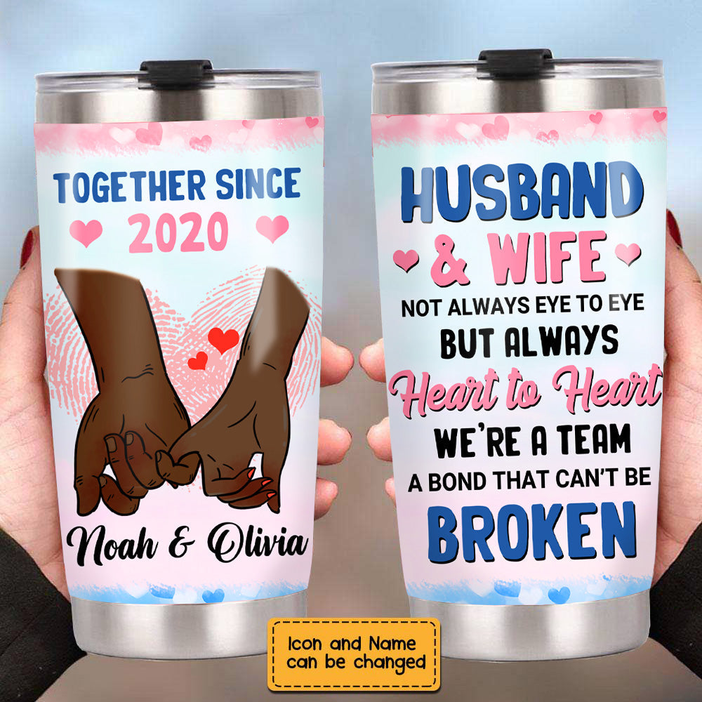 JENVIO Husband Gifts From Wife My Wife Is Perfect Stainless Steel Tra