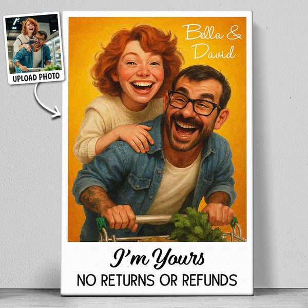 Custom Photo For Loved One Caricature Style - Turn Your Moment Into A Vintage Art Piece - Gift For Couple, Him, Her, Husband, Wife