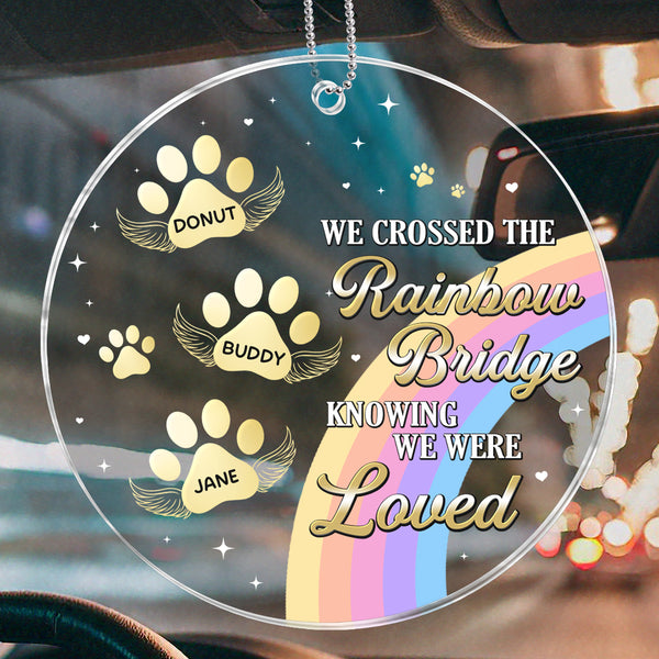 Cutie Pet Paws - Customized Personalized Car Ornament - Memorial Gift For Pet Lovers