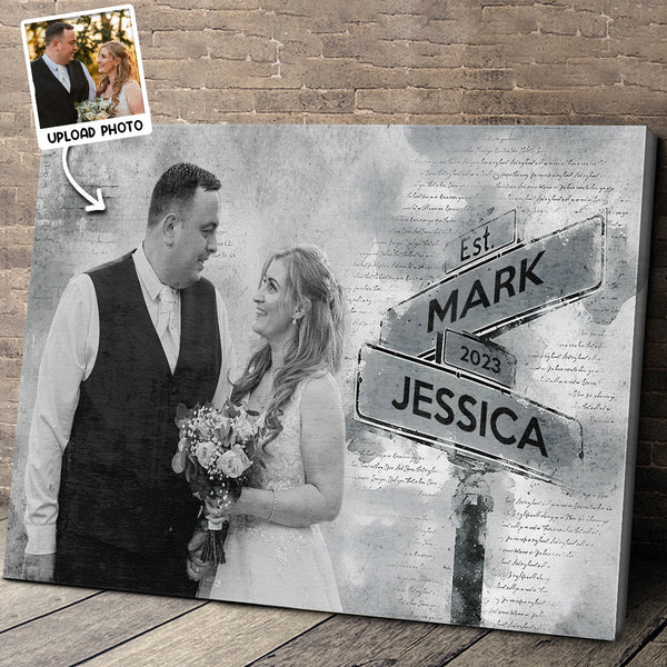 Custom Photo I Need You Because I Love You - Upload Image Personalized Customized Canvas - Gift For Husband Wife, Anniversary