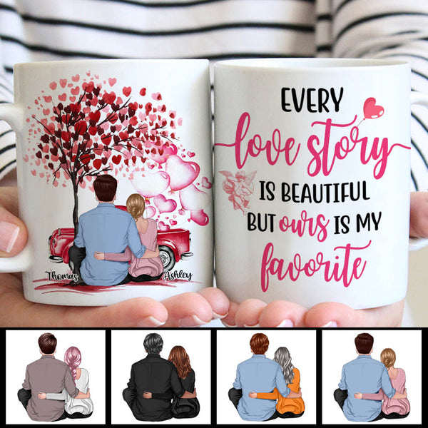 Moments Of Happiness For You And Me - Couple Mug - Gift For Him For Her Personalized Custom Ceramic Mug