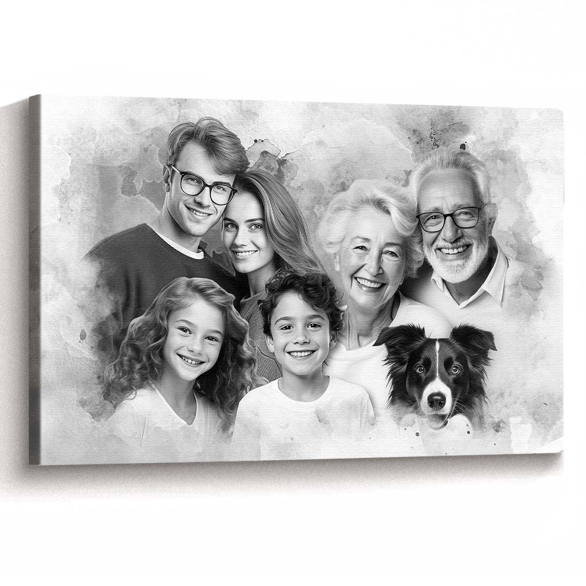 Custom Personalized Memorial Pet Canvas - Memorial Gift For Dog/Cat Lover - Some Days I Just Sit And Remember main image 1