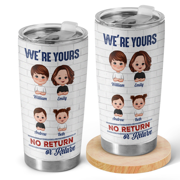 Custom Cute Kids Tumbler - Personalized Customized Tumbler - Gift For Family Members