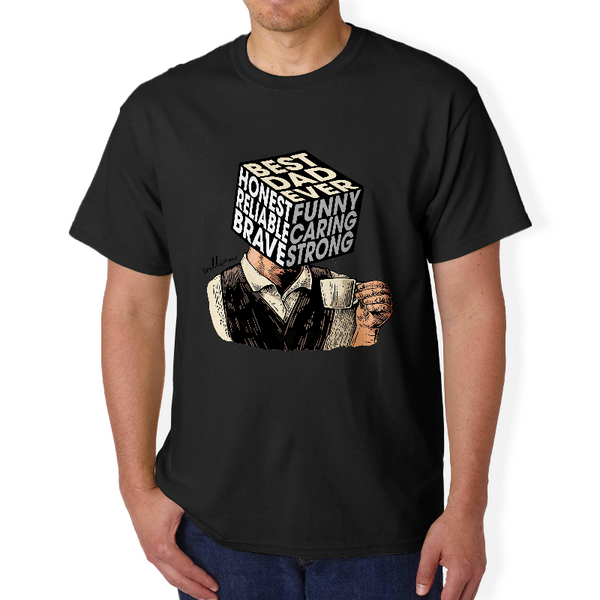 Rubik Best Dad Ever - Personalized T-Shirt