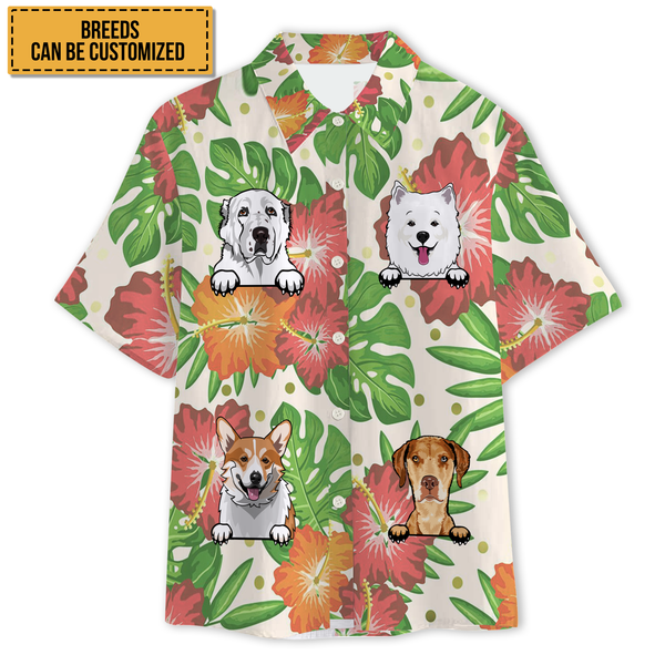 Cute Dog Theme Summer Dog Love - Gift For Dog Lover - Personality Customized Hawaiian shirt