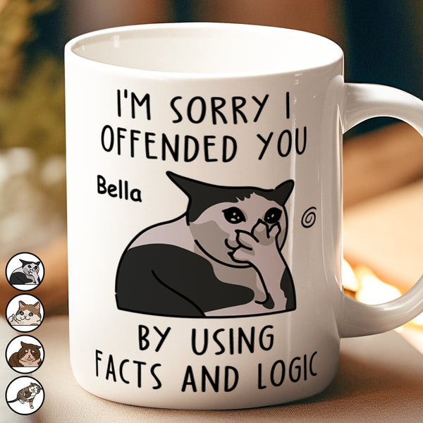 I'm Sorry I Offended You - Customized Personalized Mug - Gift For Friends, Coworkers