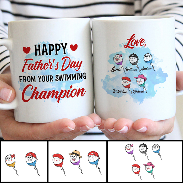 Happy Father's Day - Personality Customized Mug - Gift For Father Dad Father's Day Gift