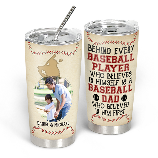 Custom Photo Every Player Who Believes In - Personalized Customized Tumbler Gift For Sport Fan