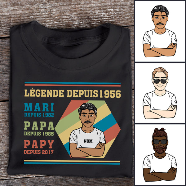 Legende Depuls - Personality Customized T-shirt - Gift For Dad Grandpa Husband Father