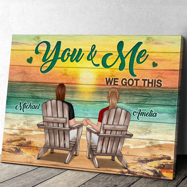 We Got This - Personalized Customized Canvas - Home Decoration Gift For Couple