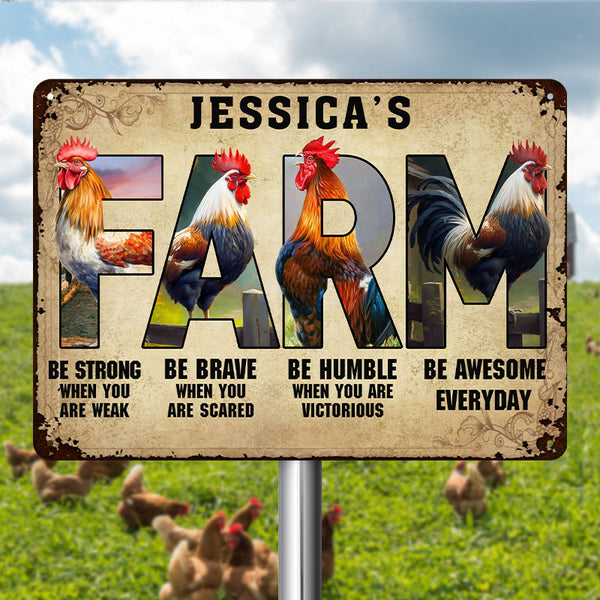 I Will Protect This Place - Farm Metal Sign, Personalized Custom Metal Sign, Gifts Personalized Custom Metal Sign