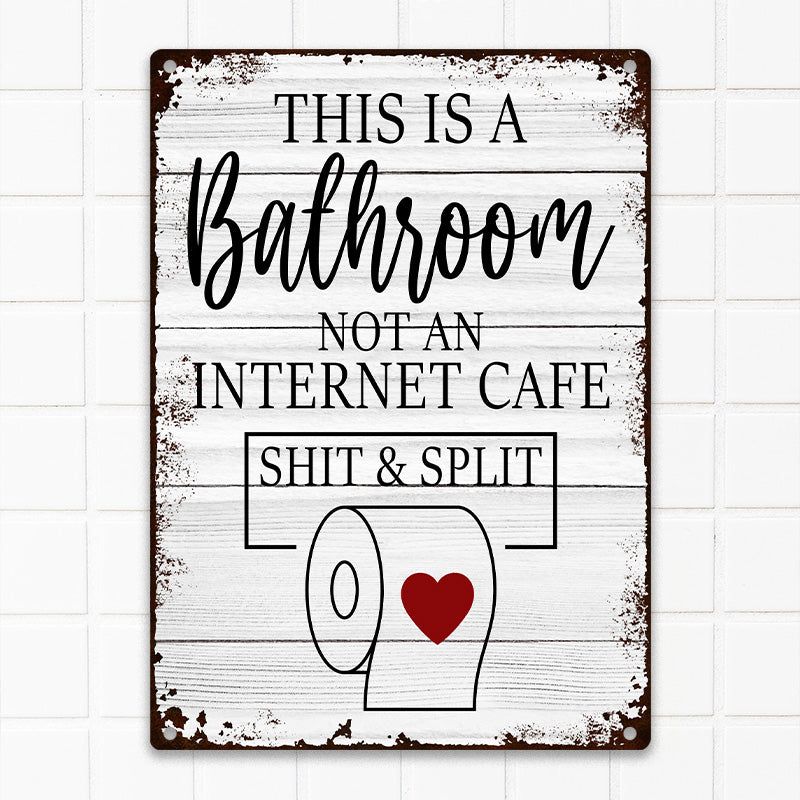 EMOHAT In My Sewing Room Thou Shalt Not Metal Tin Sign - Vintage 16x12