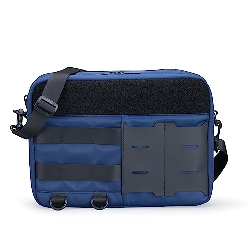 EDC Bag for IPAD 10,Messenger Bag for Men Satchel Bag,Carry-on Pack Crossbody Purse,Casual Daypack Sleeve for IPAD PRO Blue