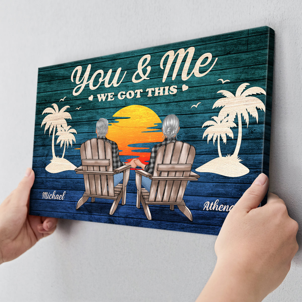 Family Signs Family Sitting On Bridge Vintage Family Gift