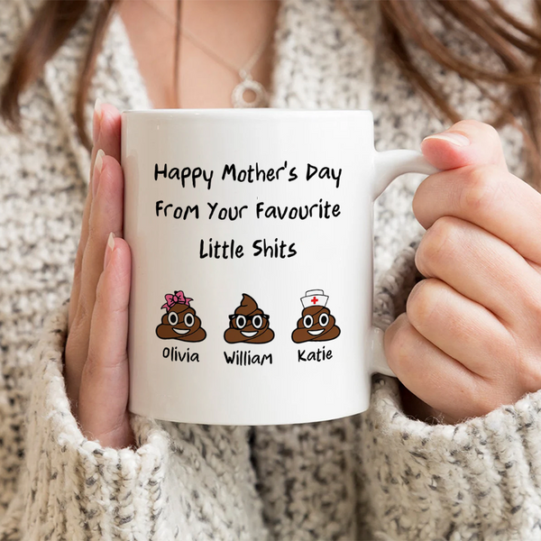 From Your Favourite Happy Family Gift Personalized Custom Ceramic Mug