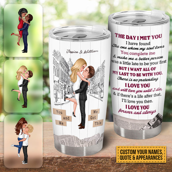 When We Get To The End Of Our Lives Together - Couple Tumbler - Gift For Gf Bf  Husband Wife- Customized Personality Gift - Gift For Love