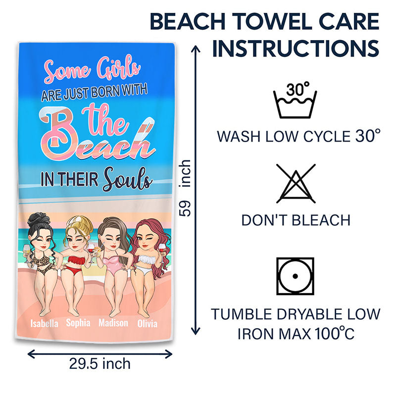 Beach Towel with caption I was made for the sunny days main image 0