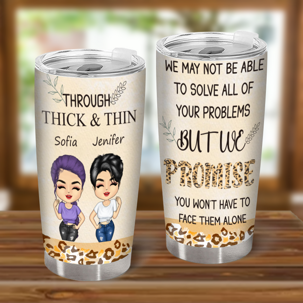 Customized Personalized Tumbler - Gift For Girl - Bestie Theme Tumbler