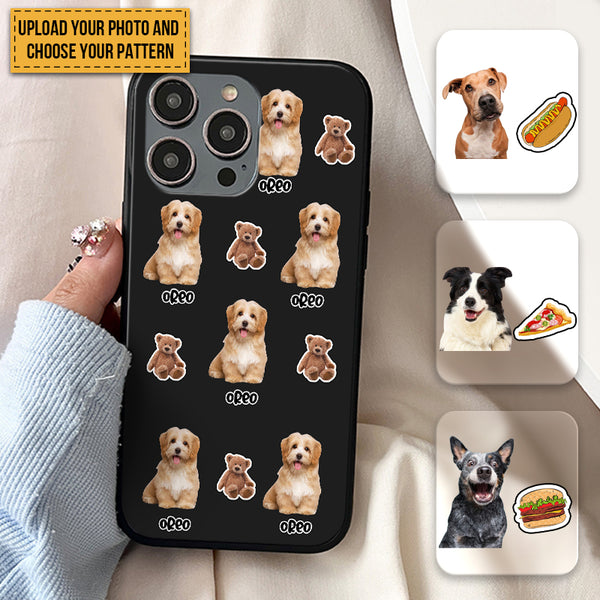 Custom Photo Dogs and Burgers and Sandwiches Gifts For Pet Lovers Pet Phone Case - Personalized Phone Case