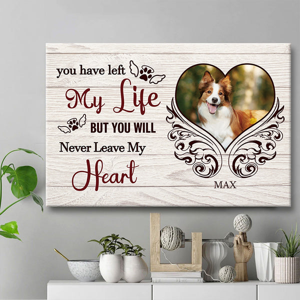 Custom Photo Personalized Custom Canvas Memorial Canvas Pet Loss Sympathy Gifts