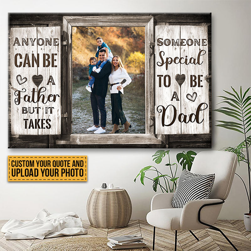 Custom Photo Personalized Custom Canvas Wall Art Father's Day Canvas G ...