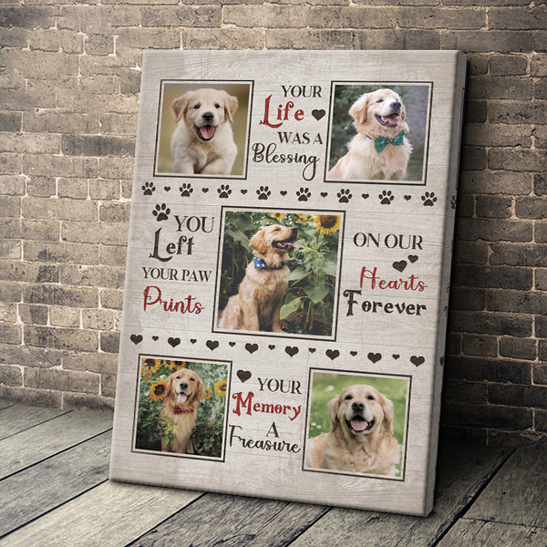 You Will Be With Me Forever - Canvas Memorial Canvas, Unique Pet Memorial Gifts Personalized Custom Framed Canvas Wall Art