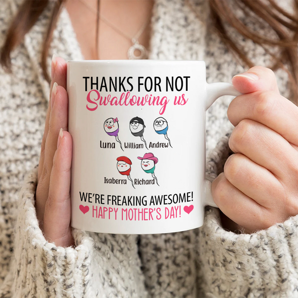 We're Awesome - Personalized Customized Mug - Gift For Mother Mom Mother's Day Gift