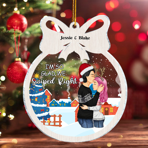 Personalized Custom Acrylic Ornament Christmas Ornament Christmas Gifts For Young & Old Couples