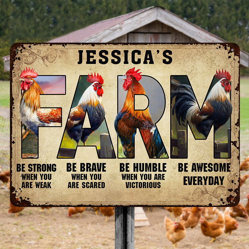 I Will Protect This Place - Farm Metal Sign, Personalized Custom Metal ...