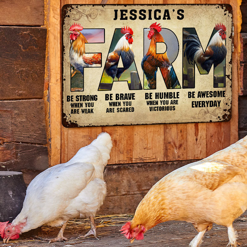 I Will Protect This Place - Farm Metal Sign, Personalized Custom Metal ...