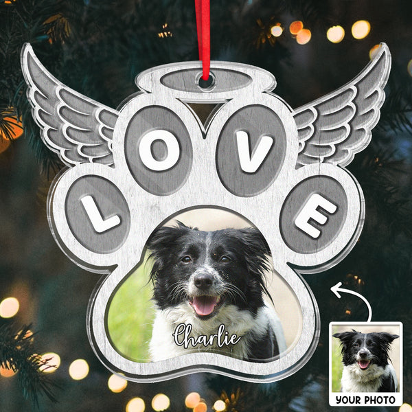 Custom Photo Pet Lover - Personalized Customized Ornament - Gift For Pet Lover