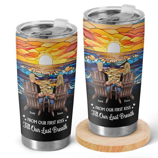 You And Me We Got This Day And Night - Personalized Custom Tumbler - Gifts For Couples