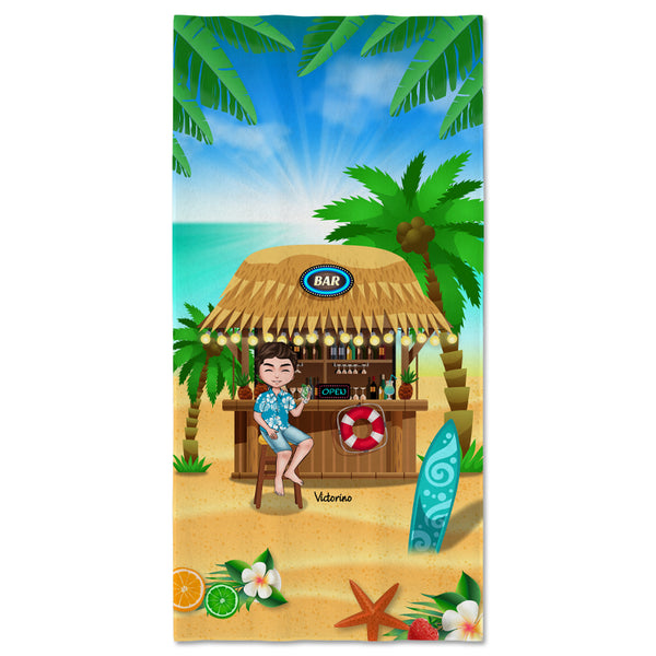 Personalized Custom Beach Towel Summer Customized Gift For Beach Lovers
