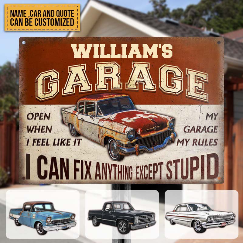 What Happened In The Garage Stays In The Garage - Garage Sign - Person ...