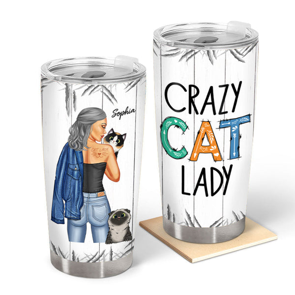 Best Cat Mom Ever - Gift For Cat Lovers - Personalized Custom Tumbler