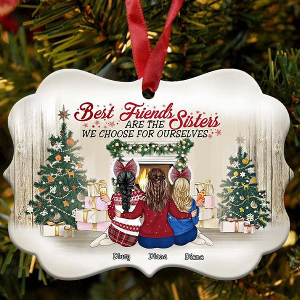 Sisters We Choose For Ourselves - Christmas Gift For BFF - Personalized Ornament