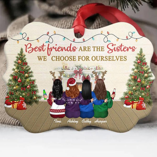 Personalized Christmas Ornament Friendship Is The Greatest Gift For Bestie, Best Friend, Sister