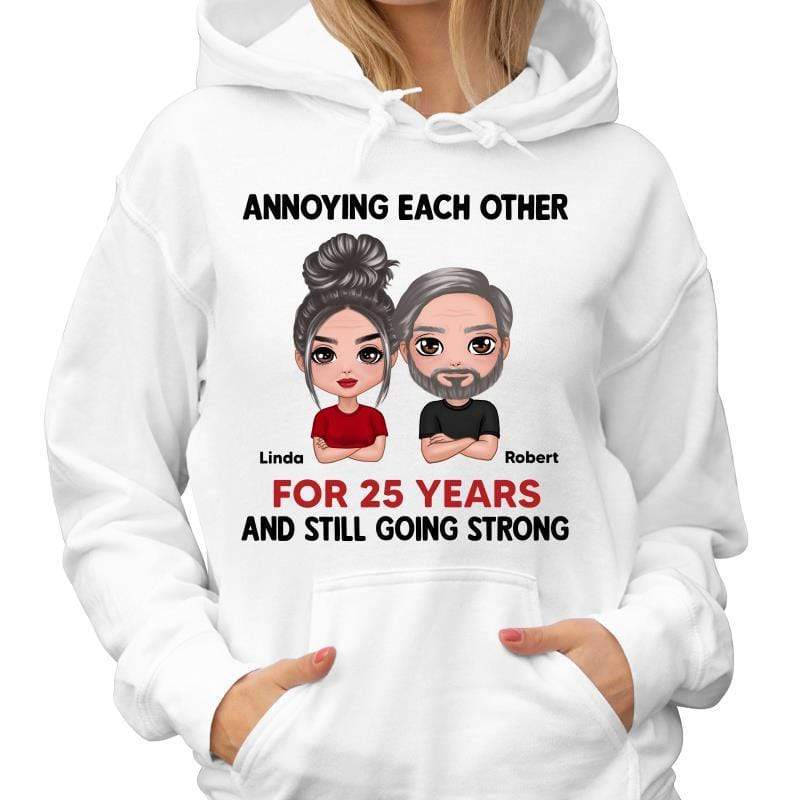 Annoying Each Other Doll Couple Personalized Hoodie Sweatshirt