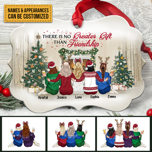 There Is No Greater Gift Than Friendship - Personalized Ornament