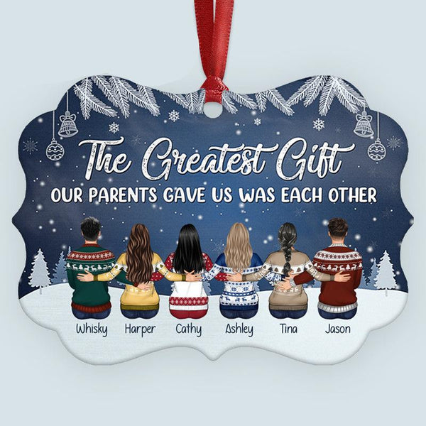 Personalized Custom Ornament The Love Between Brother & Sister Is One Of Life's Christmas Gift