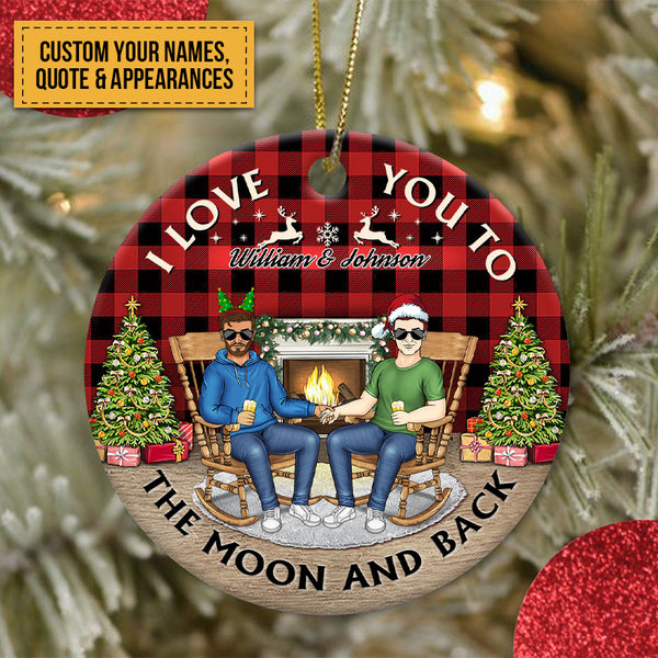 Personalized Custom Ceramic Ornament Annoying Each Other For Years Still Going Strong Gift For Couple