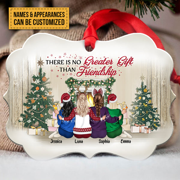 There Is No Greater Gift Than Friendship - Personalized Ornament