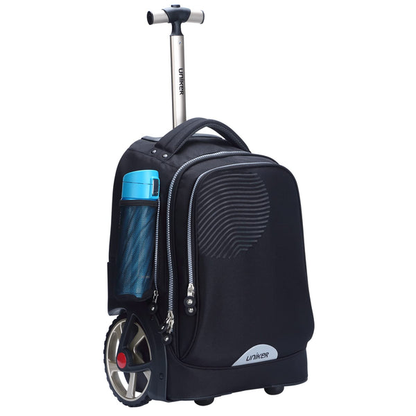 Trolley School Bag Rolling Laptop Bag19 Inch Roller Bookbag for Teens, Roller Travel Bag