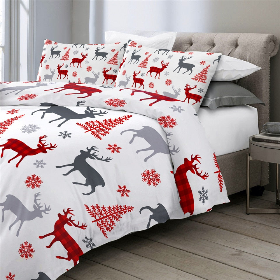 Christmas Deer Bedding Set - Thesunnyzone