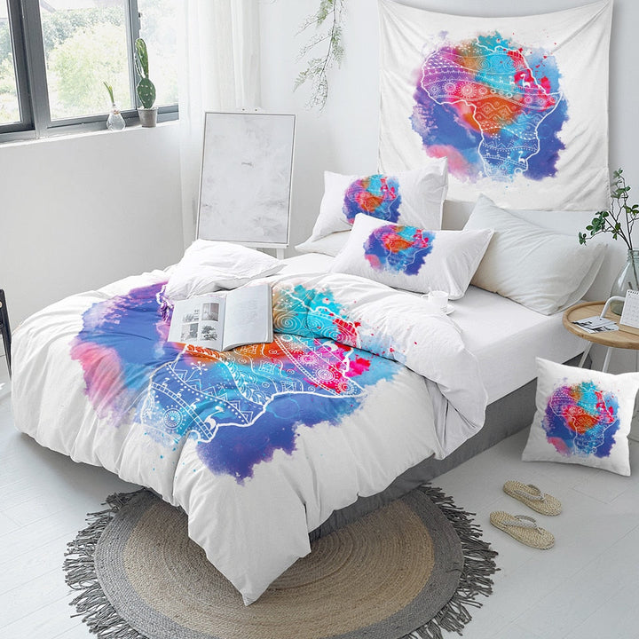 African Continent Bedding Set - Thesunnyzone